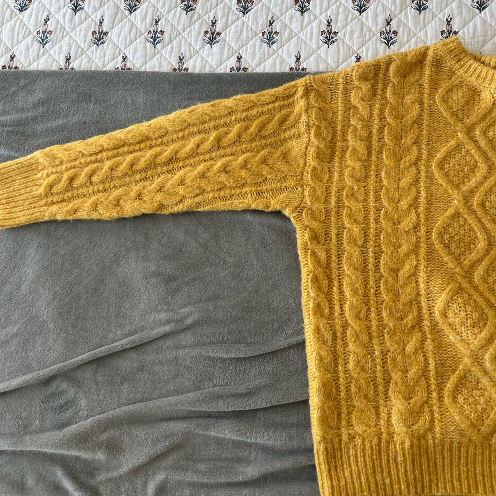 Daily Drills Butter Yellow Sweater !!!